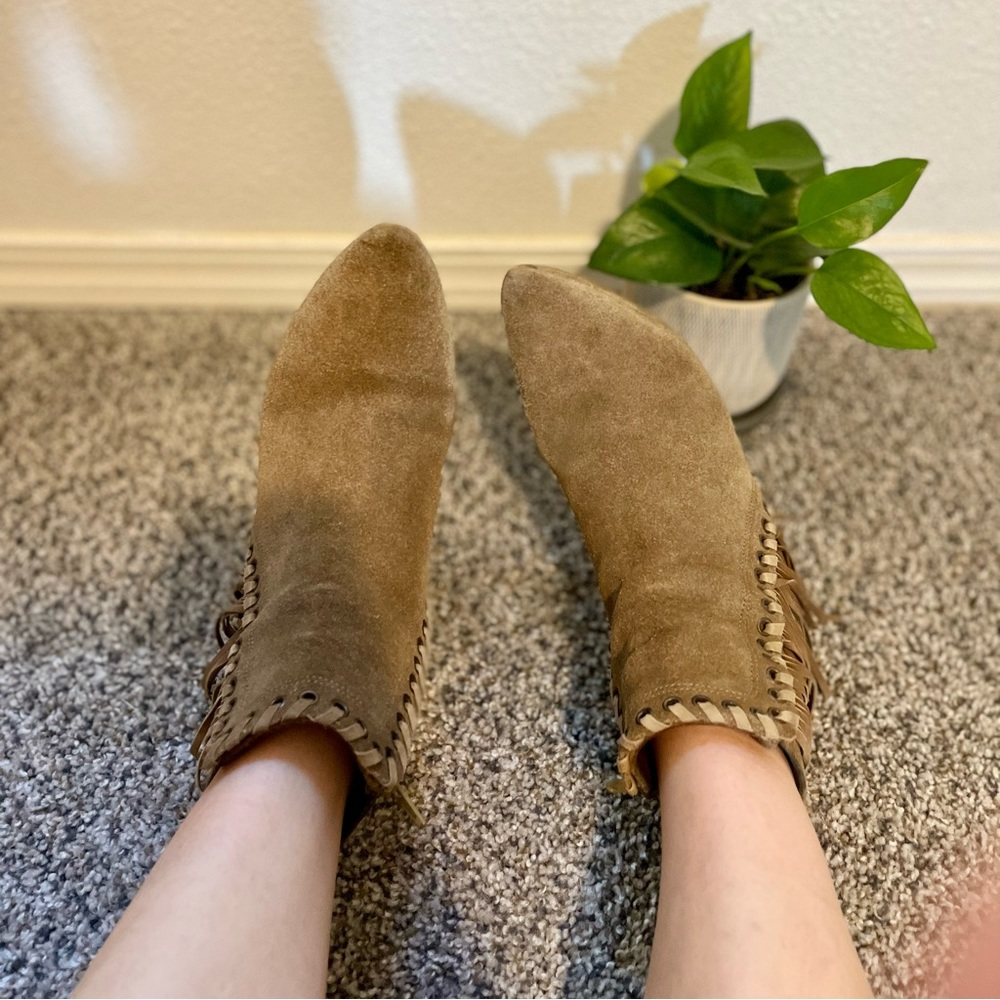 Matisse -SISSY Fringe Ankle Boots Western Style Booties